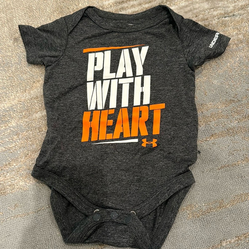 Under armour 0-3 month dry fit onesie